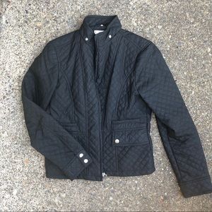 Black, Quilted Light Jacket (Short)